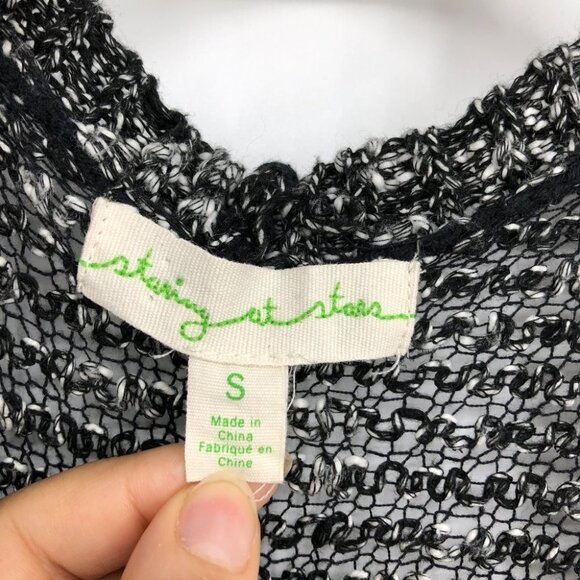 Staring at Stars charcoal grey marled cardigan open style size S - Picture 6 of 12